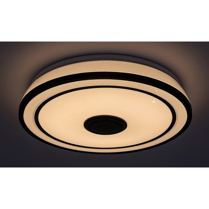 Lampada da soffitto Rabalux, LED 24W, RGB, Bluetooth, timer, Nikolaus