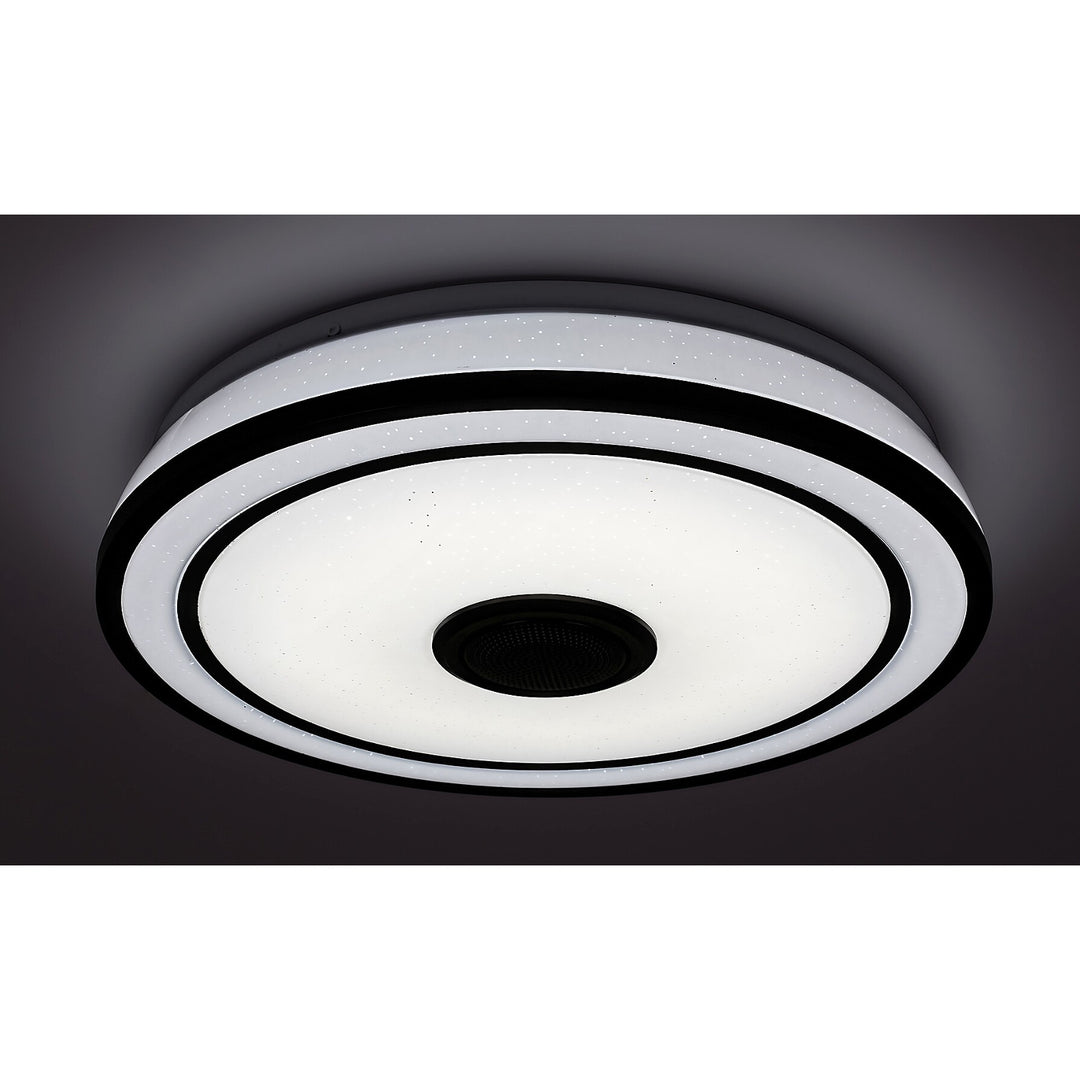 Lampada da soffitto Rabalux, LED 24W, RGB, Bluetooth, timer, Nikolaus