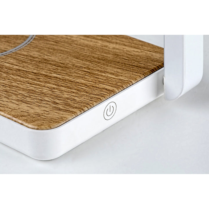 Lampada da tavolo Rabalux, 4W LED, caricatore induttivo QI, Buldus