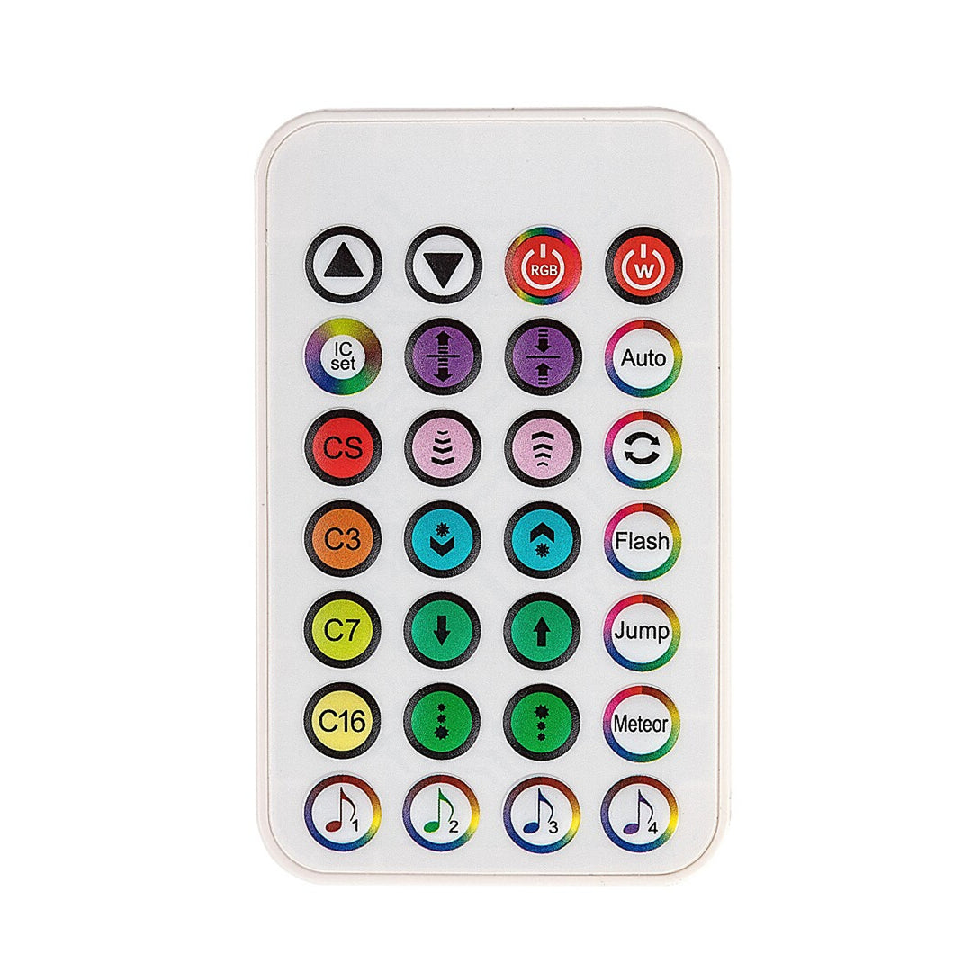 Lampada a stelo Rabalux, lampada da terra, 5W LED, RGB, nero, Paco