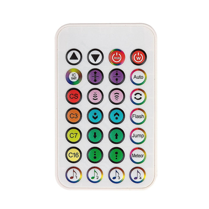 Lampada a stelo Rabalux, lampada da terra, 5W LED, RGB, nero, Paco