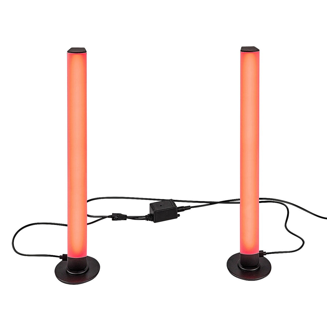 Lampada a stelo Rabalux, lampada da terra, 5W LED, RGB, nero, Paco