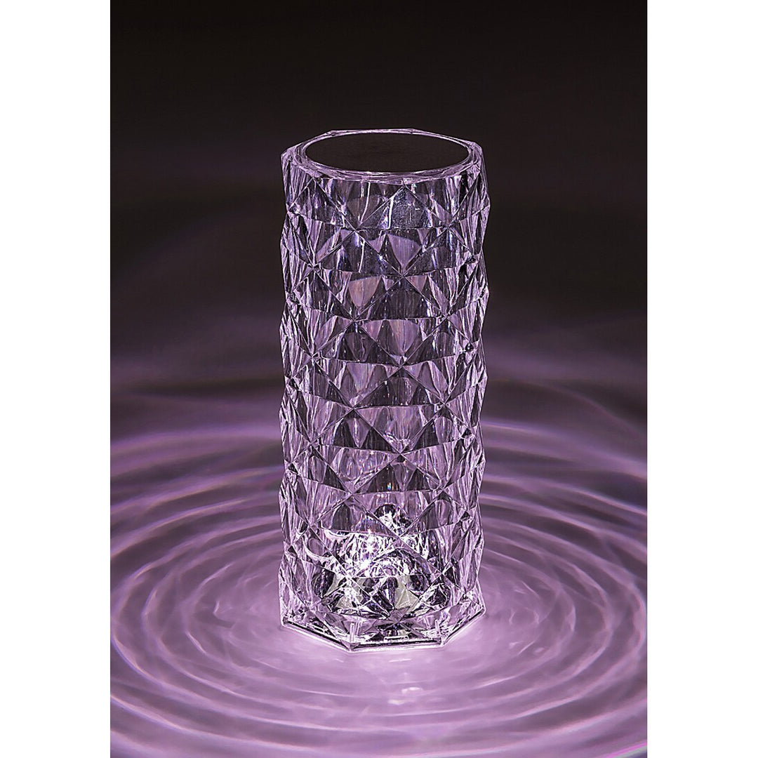 Lampada decorativa Rabaux, cristallo, 1,5W LED, RGB, Siggy