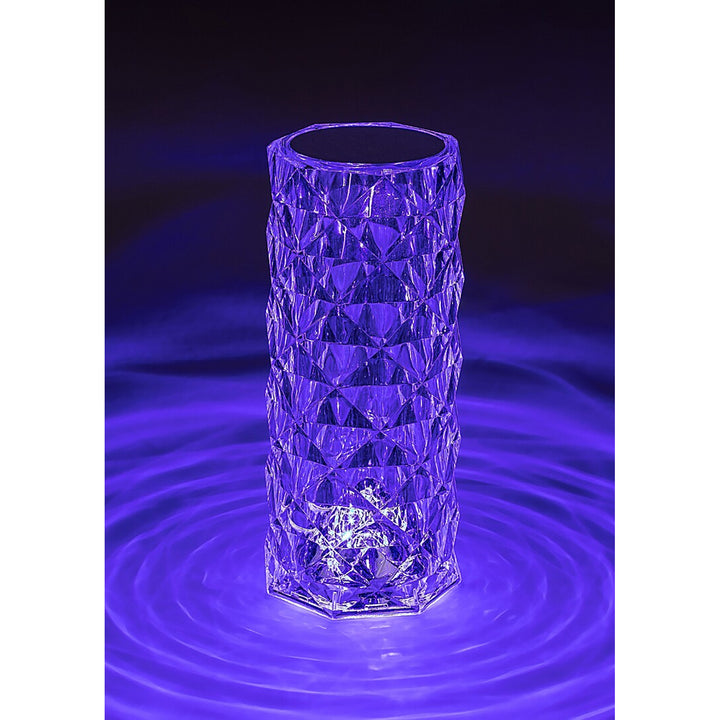 Lampada decorativa Rabaux, cristallo, 1,5W LED, RGB, Siggy