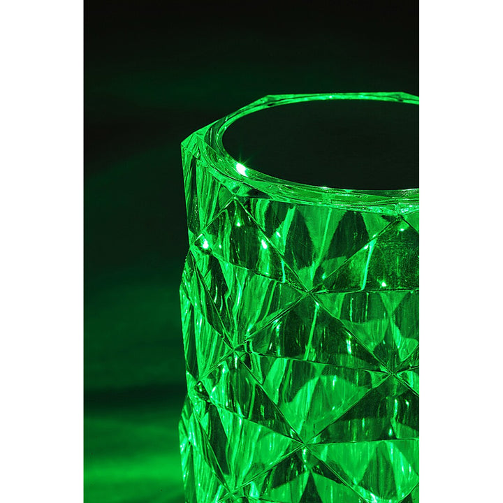 Lampada decorativa Rabaux, cristallo, 1,5W LED, RGB, Siggy