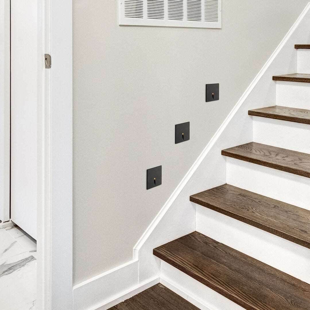 Lampada per scale Rabalux, LED 3W, colore bianco caldo, nero, Boven