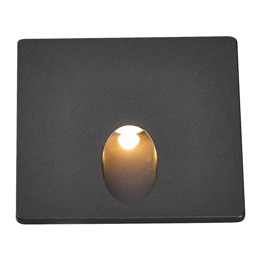 Lampada per scale Rabalux, LED 3W, colore bianco caldo, nero, Boven