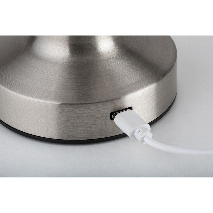 Lampada da tavolo Rabalux, 2,7W LED, 40lm, batteria 1200mAh, Senan