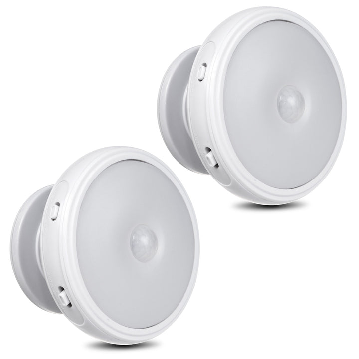 Lampada LED con sensore di movimento Maclean, magnete, retroilluminazione, modalità di illuminazione: continua, sensore PIR, 3xAA, MCE223, 2 pezzi