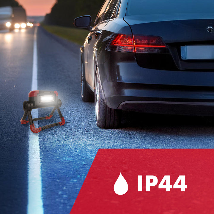 Lampada da lavoro Maclean LED COB, 300 lm, 3 modalità di illuminazione, alimentazione 4xAA, temp. colore 6500K, MCE439 2 pz.