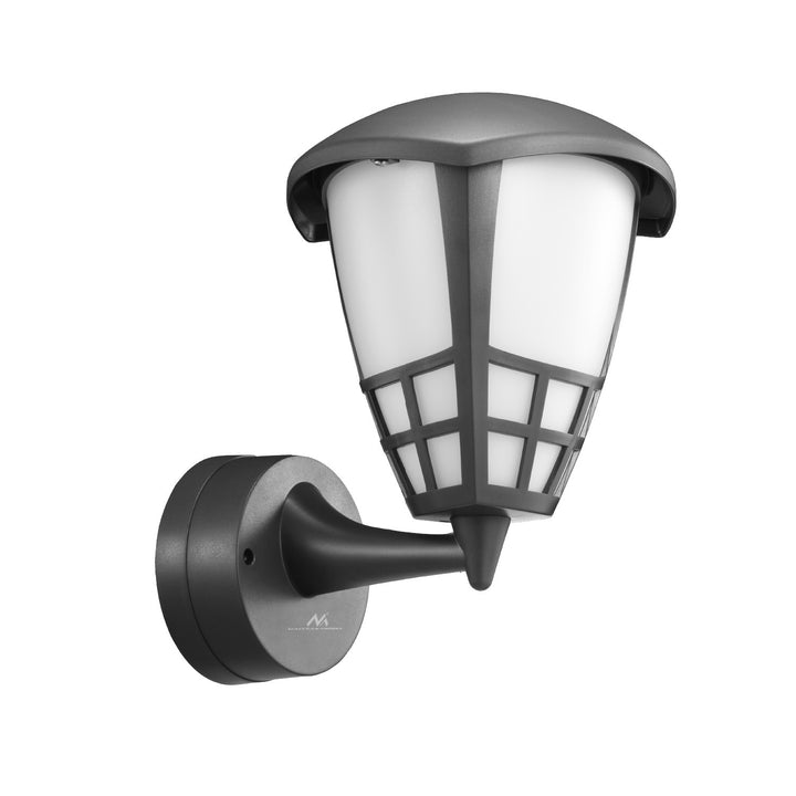 Lampada a parete 1xE27 Maclean, carico massimo 60W, IP65, grigio, MCE519 GR + lampadina a filamento LED E27, 8W 230V Maclean Energy MCE268 WW bianco caldo 3000K 1055lm retro decorativo edison