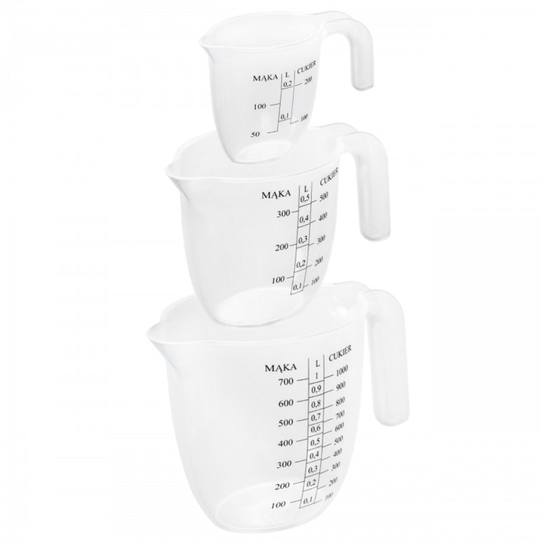 Set di misurini da cucina Practic, 3 pezzi, graduati, 56120719