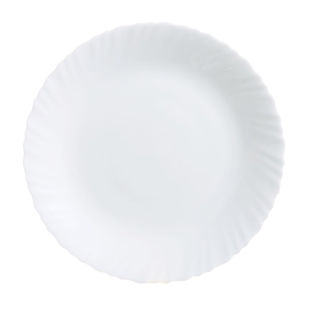 Piatto da portata Luminarc, bianco, rotondo, 25 cm, Feston