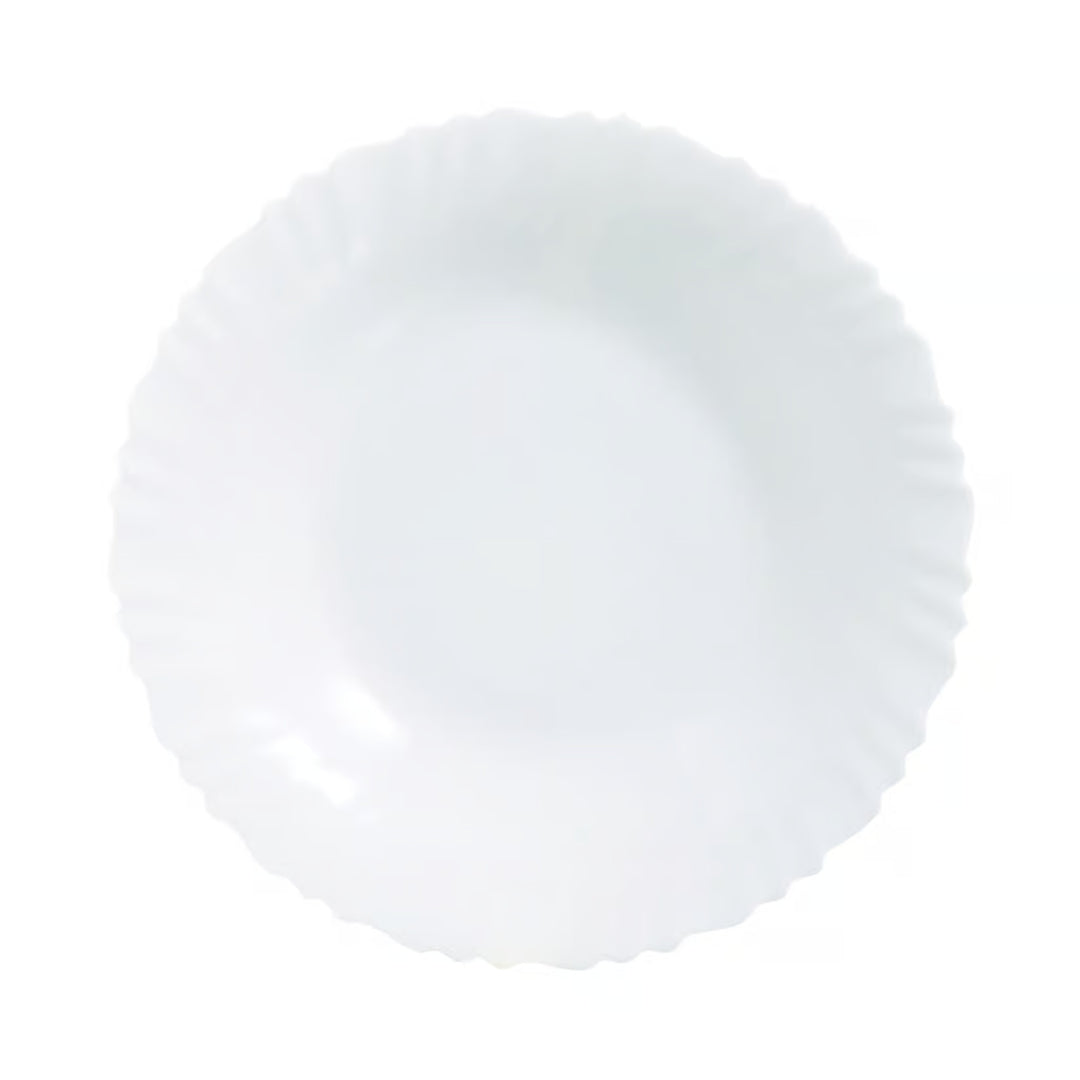 Piatto da dessert Luminarc, rotondo, 19 cm, bianco, Feston