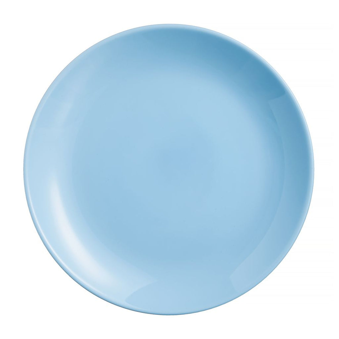 Piatto da portata Luminarc, blu, rotondo, 25 cm, azzurro Diwali