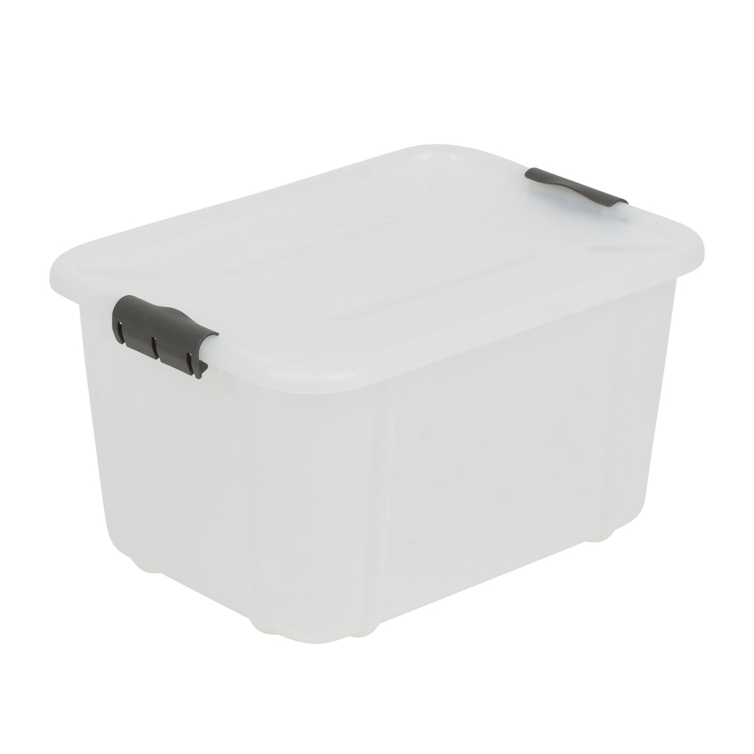 BranQ Velur 16L contenitore di stoccaggio con coperchio trasparente