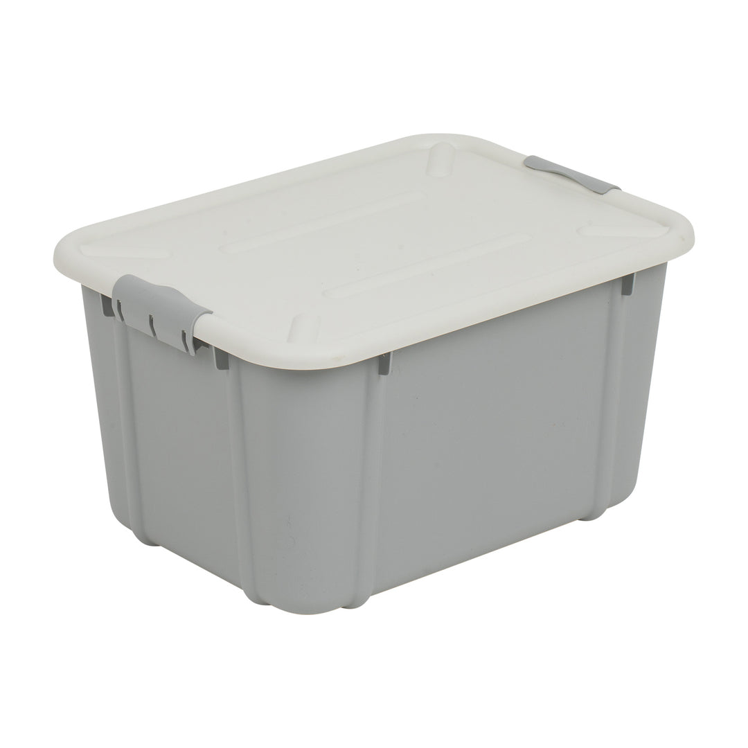 BranQ Velur 16L contenitore con coperchio grigio chiaro