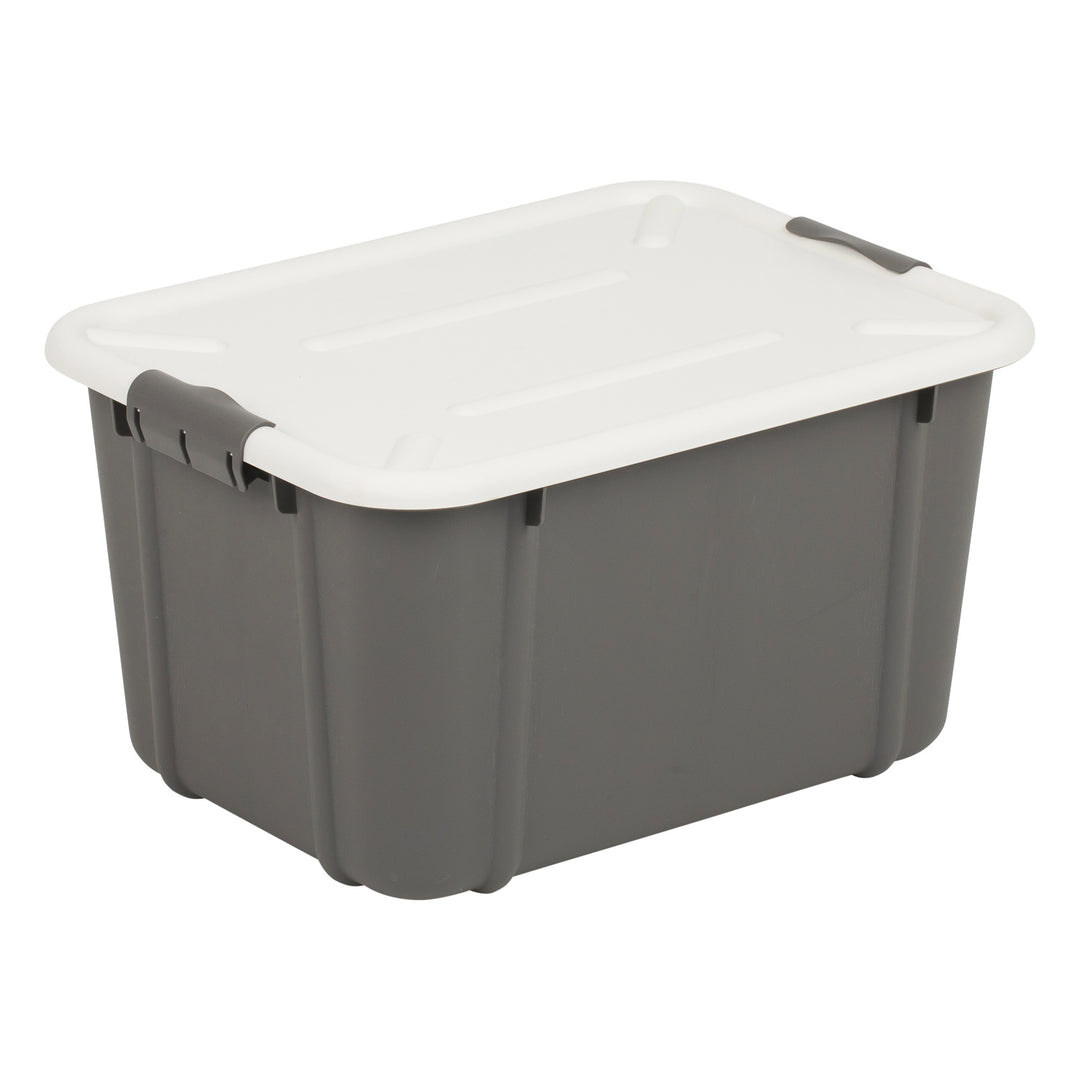 BranQ Velur 16L contenitore con coperchio grigio scuro