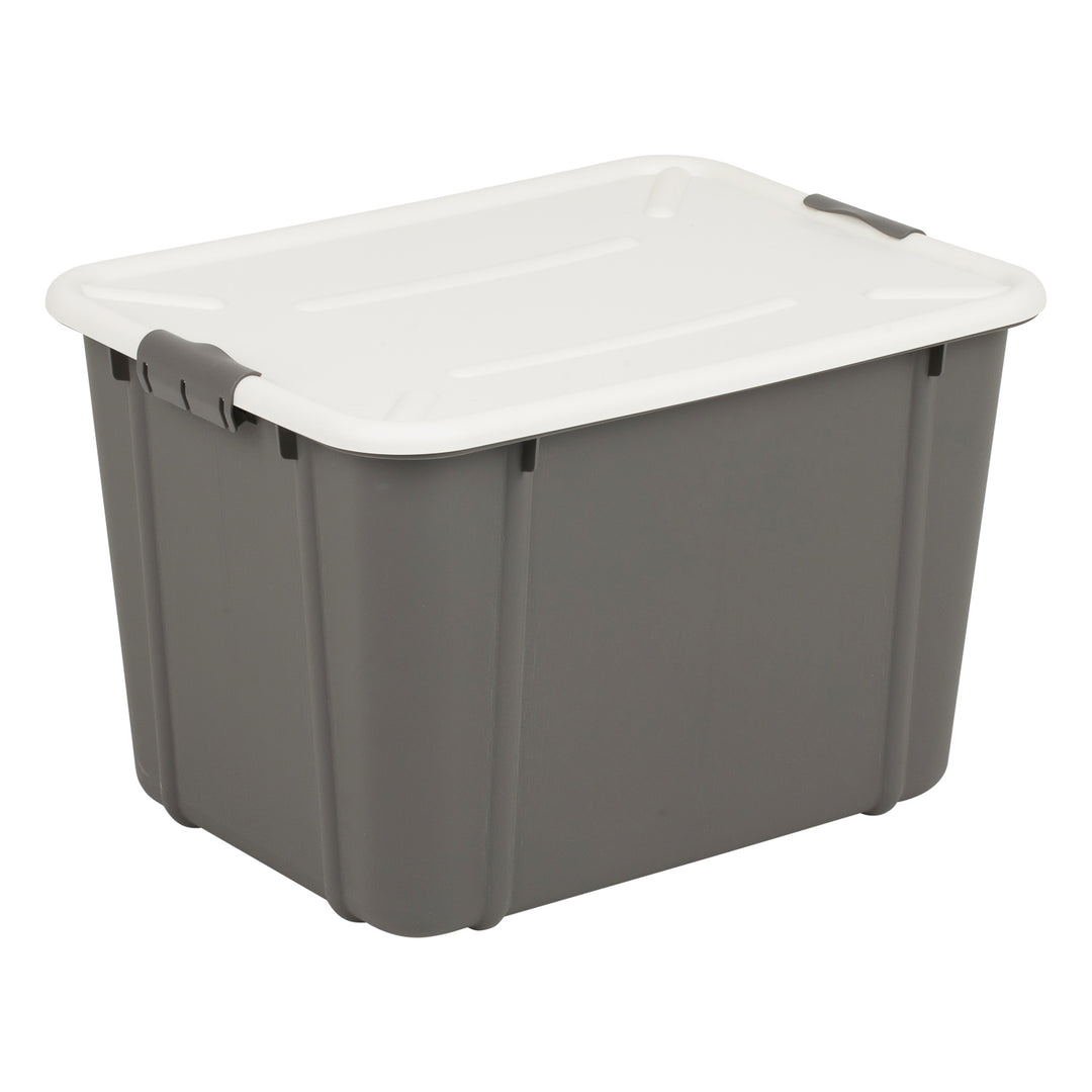 BranQ Velur 30L contenitore con coperchio grigio scuro