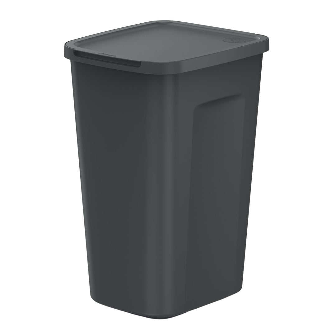 Cestino Keden, capacità 50 litri, nero, COMPACTA Q PLUS
