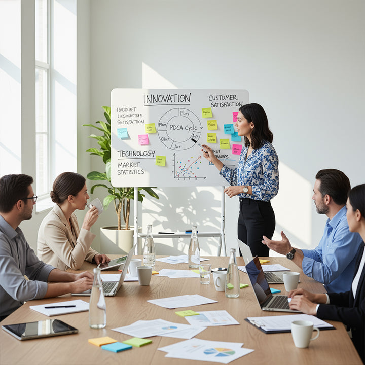 Lavagna cancellabile a secco Ergo Office, orientamento orizzontale, bianca, monofacciale, con ripiano, dimensioni lavagna 1190x790 mm, ER-306