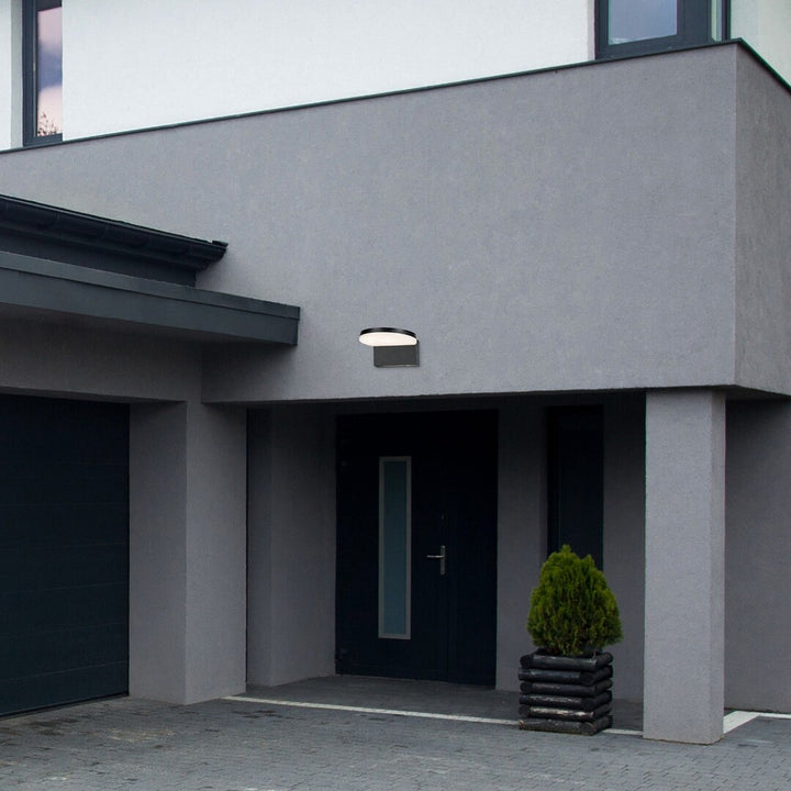 Lampada da parete per esterni Rabalux, 9W, nero, Batida