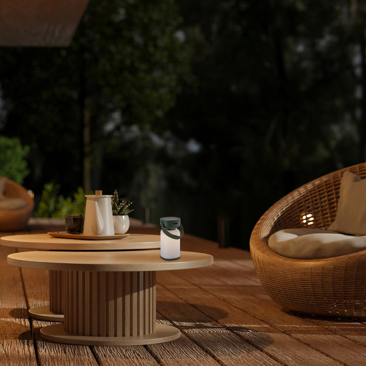 Lampada decorativa Rabalux, per esterni, IP44, 3W, verde, Funes