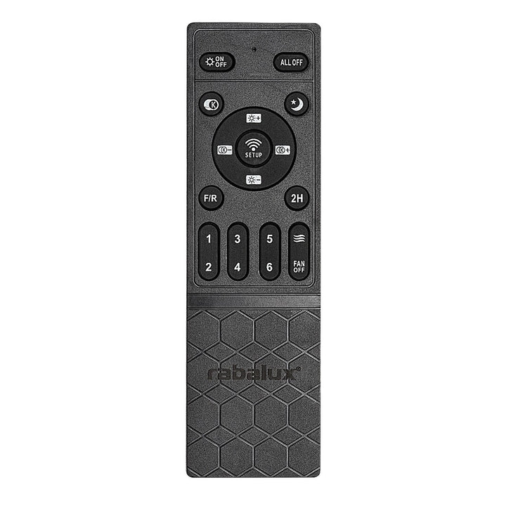 Lampada da soffitto Rabalux, con ventilatore, 40W, nero, Fanfy