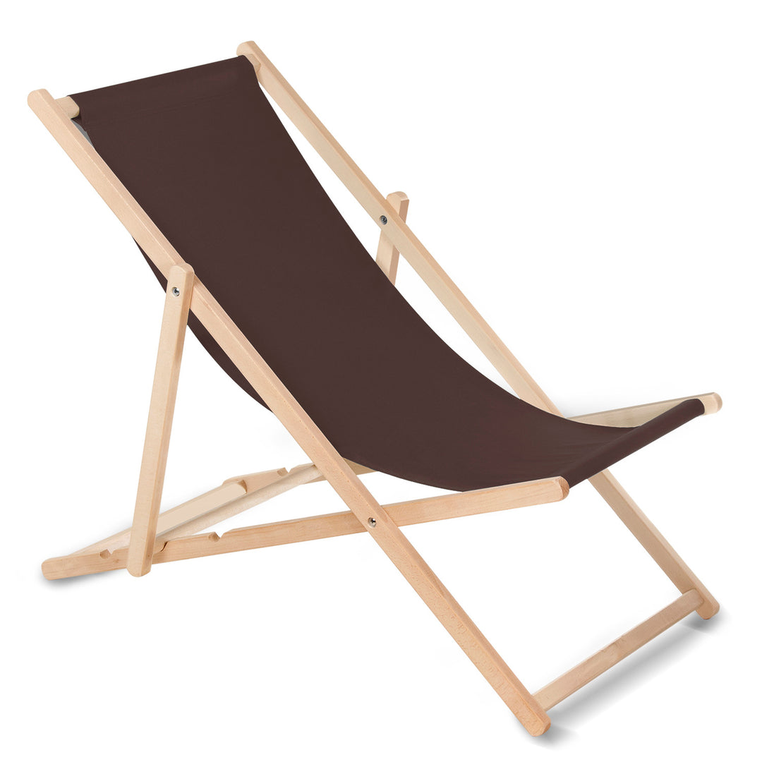 GreenBlue GB183 lettino classico in faggio marrone, 4 pezzi