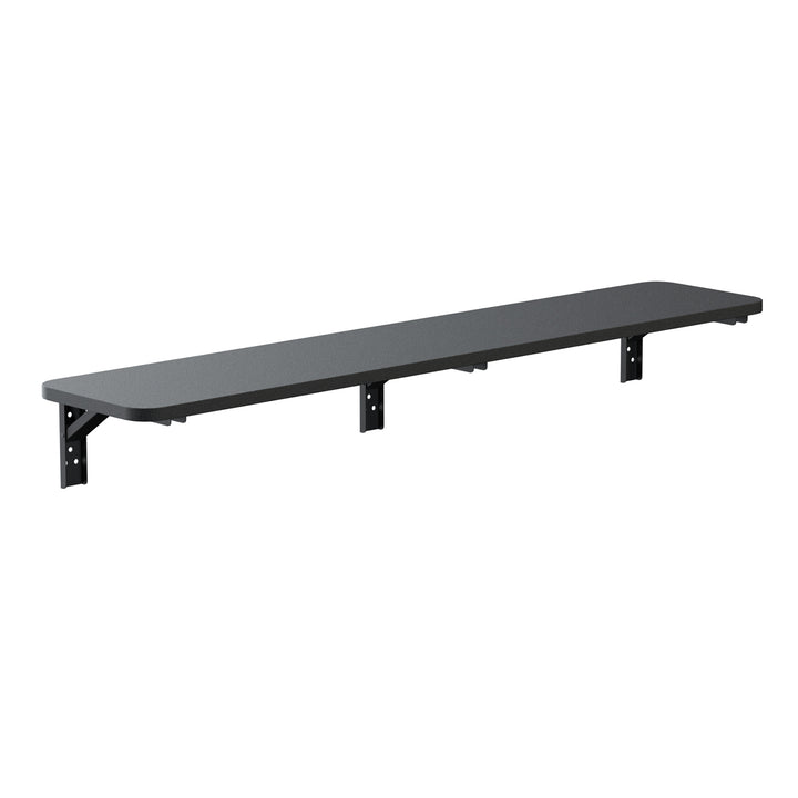 Maclean Ripiano/top pieghevole, nero, 100x20 cm, max. 50 kg, MC-129 B