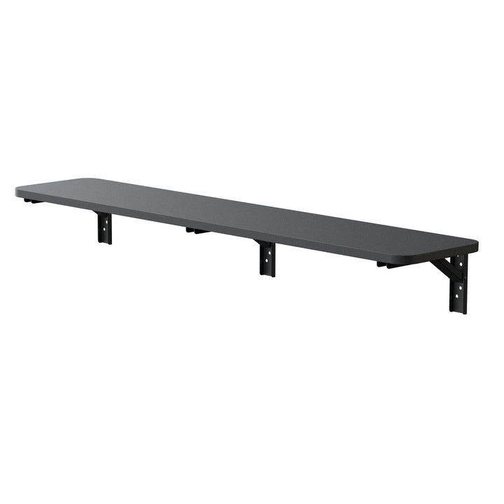 Maclean Ripiano/top pieghevole, nero, 100x20 cm, max. 50 kg, MC-129 B