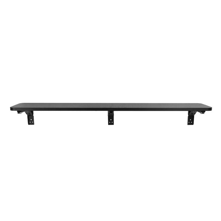 Maclean Ripiano/top pieghevole, nero, 100x20 cm, max. 50 kg, MC-129 B