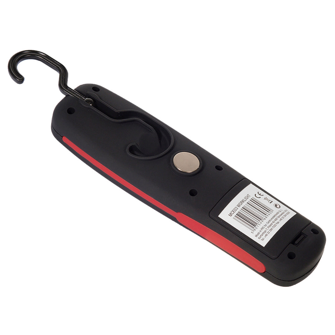 Lampada da officina Maclean 24 LED, magnete, gancio, MCE03 2 pezzi