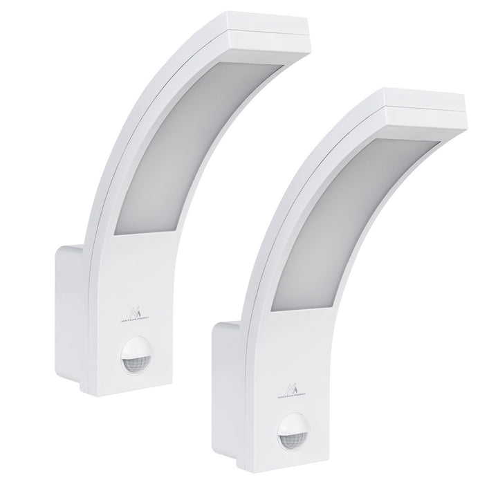 Lampada LED con sensore di movimento Maclean, sensore di movimento PIR, bianco, 10W, IP54, 750lm, bianco neutro (4000K) MCE244 W