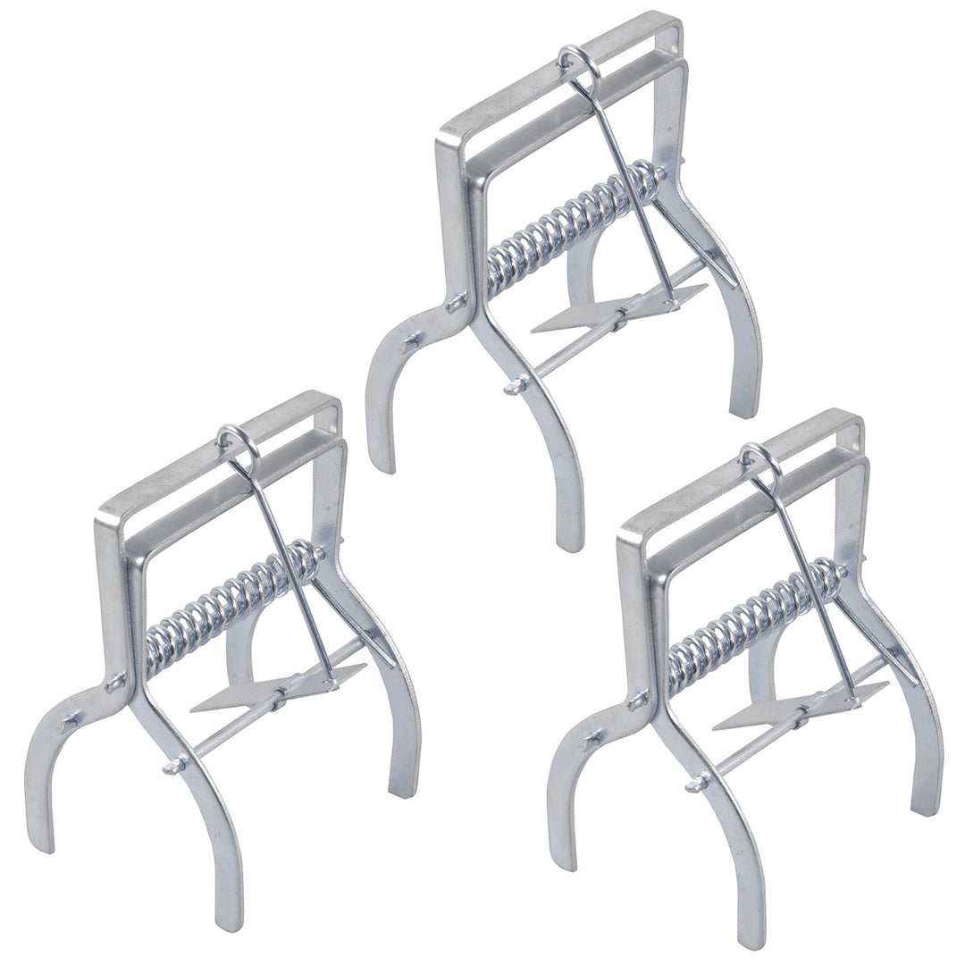 Trappola per parassiti in metallo Greenmill, acciaio zincato, larghezza 9 cm, GR5103, 3 pezzi