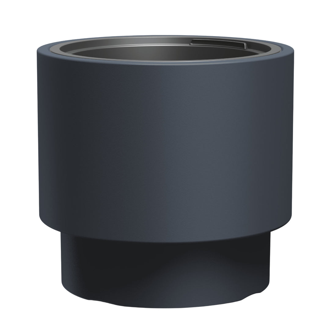 Vaso da fiori Prosperplast, con inserto, resistente al gelo, altezza 37 cm, antracite, Heos