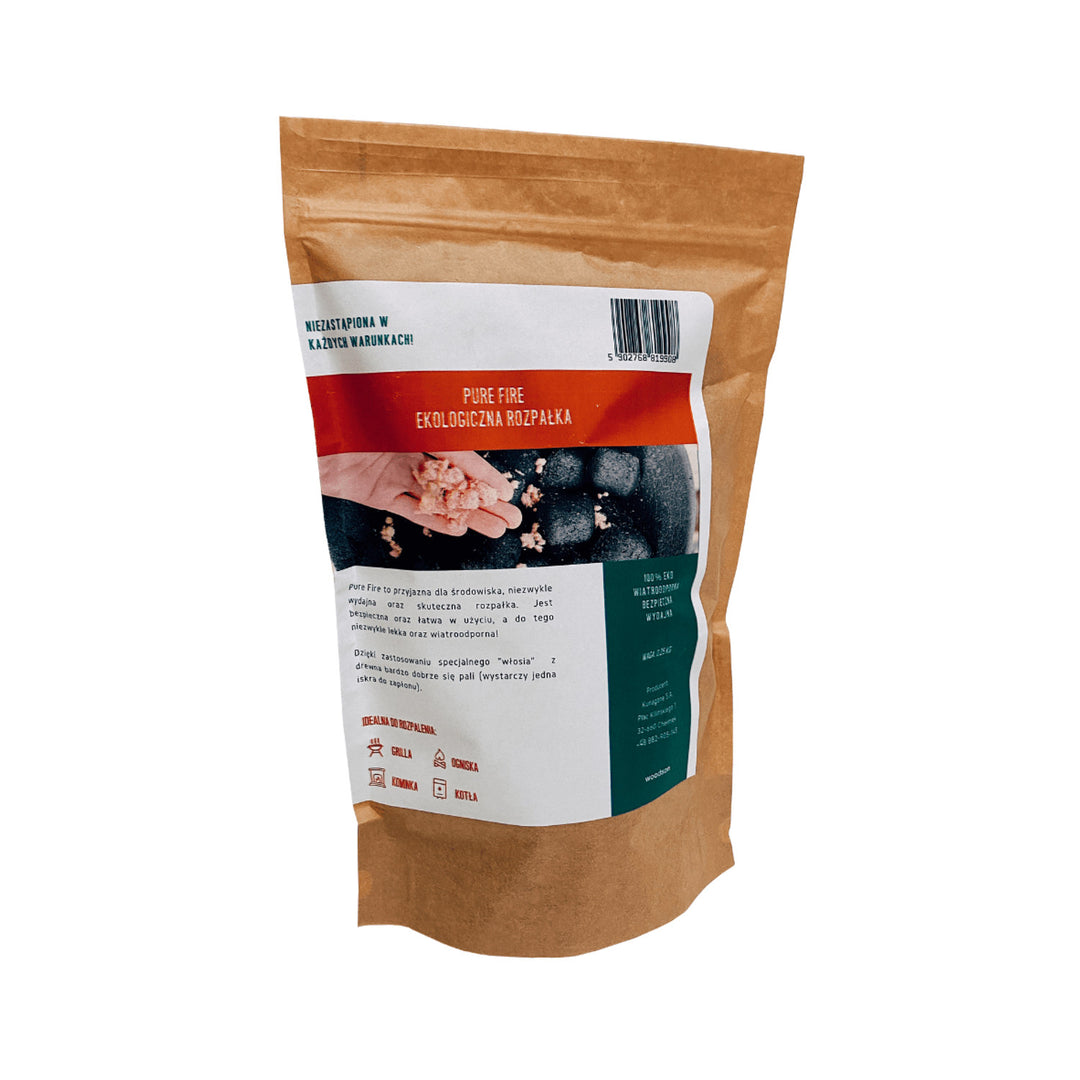 Legna da ardere per barbecue biologica Woodson, capelli di legno, 250 g, Pure Fire