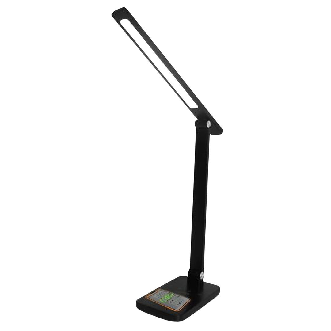 Lampada da ufficio LTC, LED 10W, tre temperature di luce, carica induttiva, pannello a sfioramento, LXL0099C