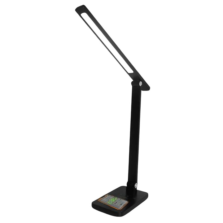 Lampada da ufficio LTC, LED 10W, tre temperature di luce, carica induttiva, pannello a sfioramento, LXL0099C