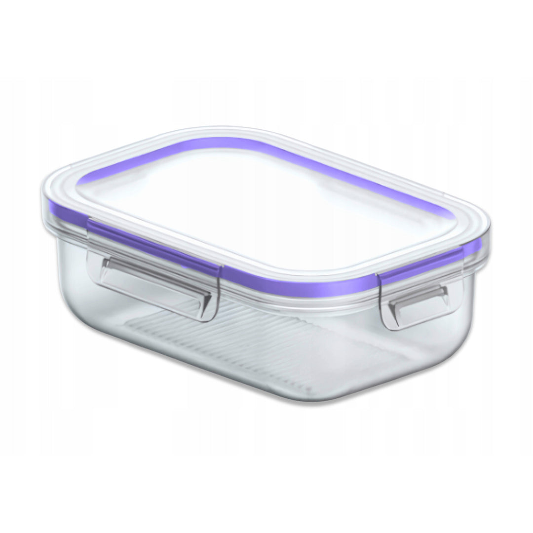 Contenitore per alimenti Practic, trasparente, capacità 1l, 20x14x7 cm, 10084200