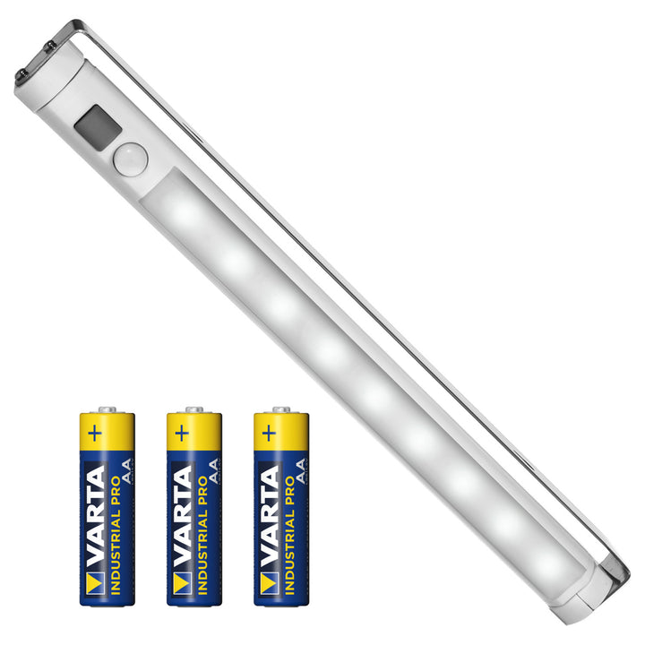 Lampada da cucina Maclean LED, sottopensile 9 SMD, a batteria, sensore PIR on/off, MCE166 + 3x batterie Varta Industrial LR6/AA R-06
