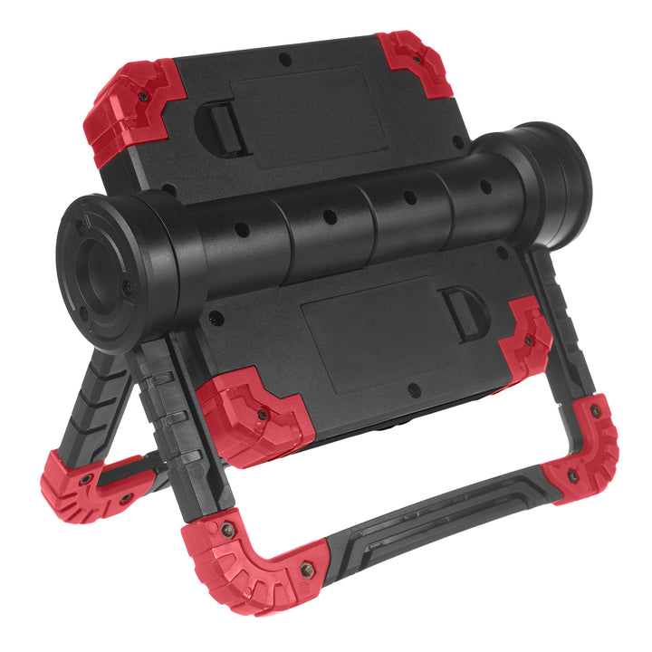 Lampada da lavoro Maclean LED COB, 300 lm, 3 modalità di illuminazione, temperatura colore 6500K, MCE439 + 4x batterie Varta Industrial AA