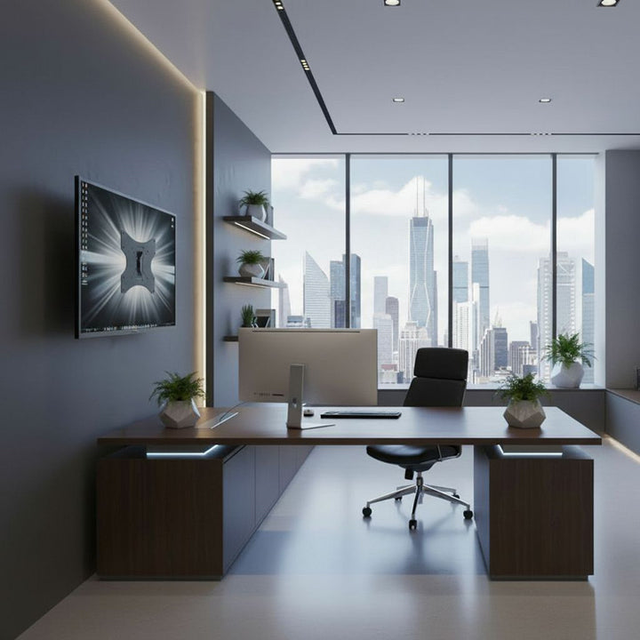 Supporto Universale a Muro per TV  da 23 fino a 42" Regolabile Orientabile InclinabiMaclean MC-503