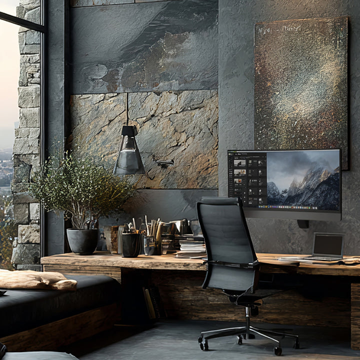 Supporto Universale a Muro per TV  da 23 fino a 42" Regolabile Orientabile InclinabiMaclean MC-503