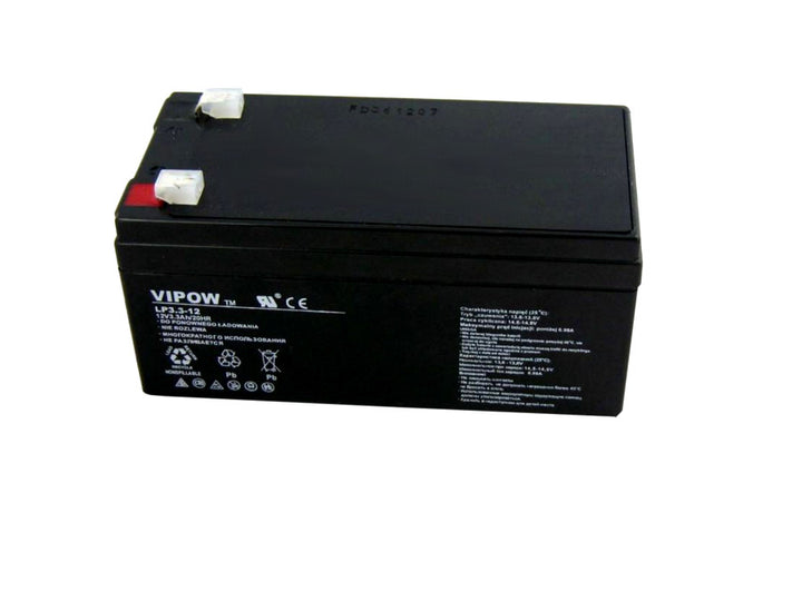 Batteria al gel 12V Vipow 3,3Ah vario  uso  3,3 Ah