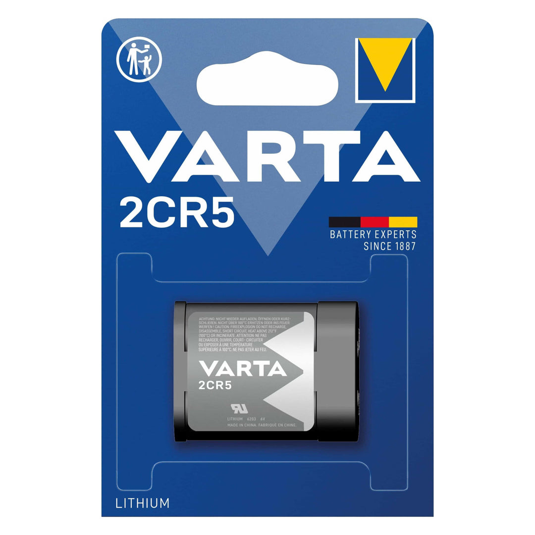 Batteria al litio Varta 2CR5 da 6 V per macchine fotografiche