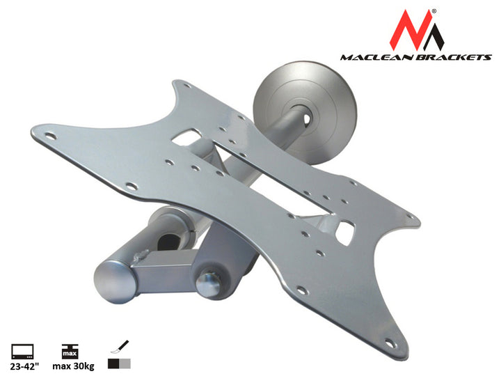 Staffa TV a soffitto Maclean, 23-42", 30 kg, argento, MC-504A S