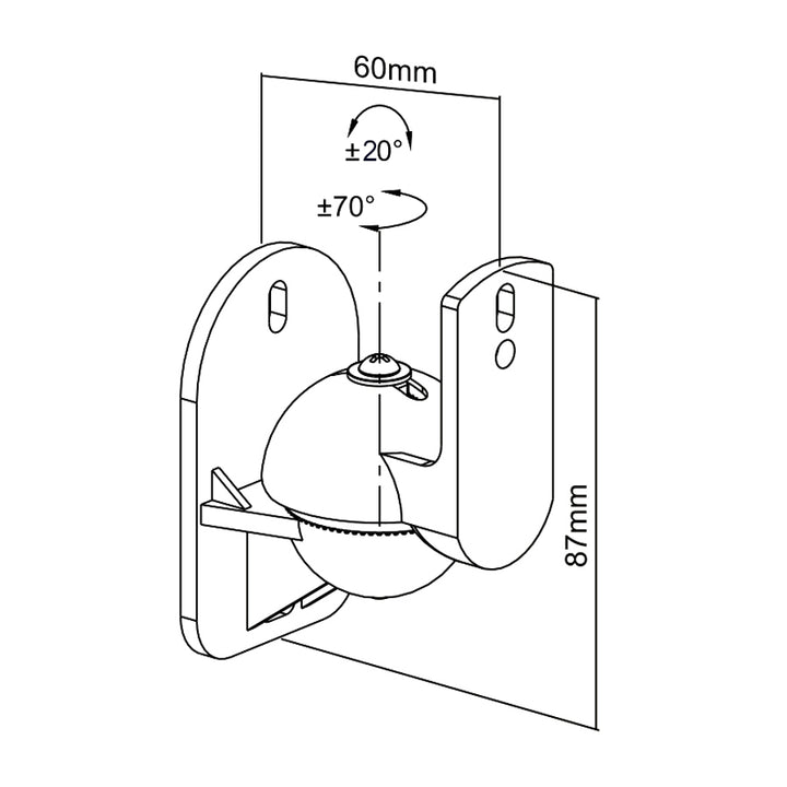 Supporti da Parete Maclean MC-526