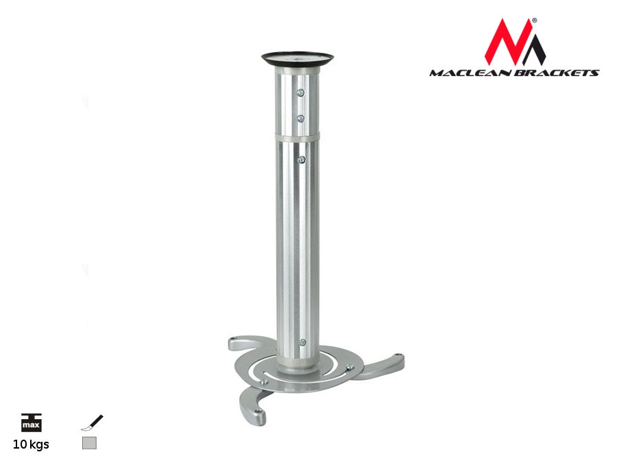 Supporto Staffa Proiettore da Soffitto Universale Maclean MC-517 S