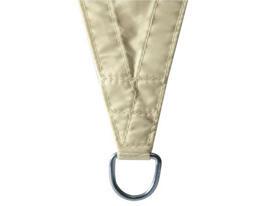 Perel GSS3360 Vela da giardino con protezione UV 3,6 m triangolo color crema